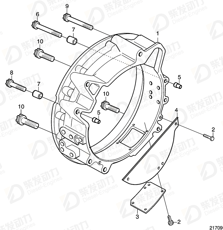 volvo penta Six point screw 20405713 Drawing volvo penta Six point screw 20405713 Drawing